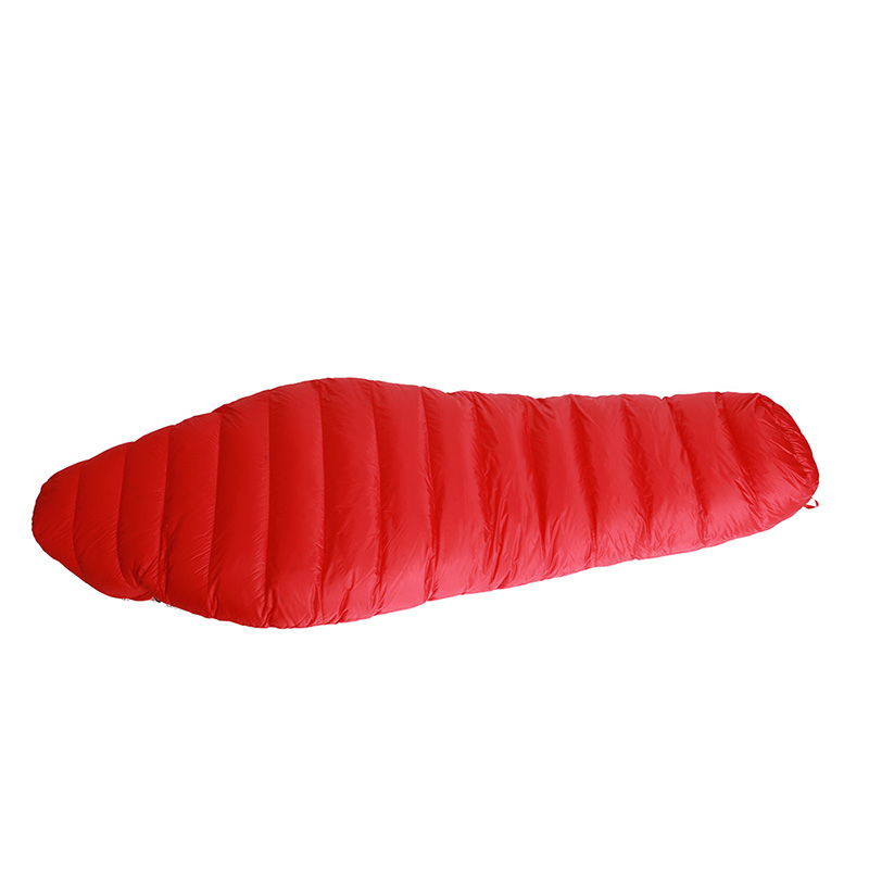 outdoor Nylon winter warm duck down sleeping bag