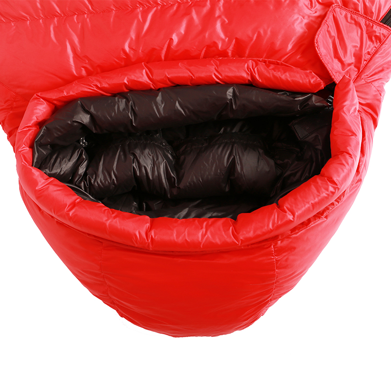 1500g light downproof adult duck down mummy sleeping bag