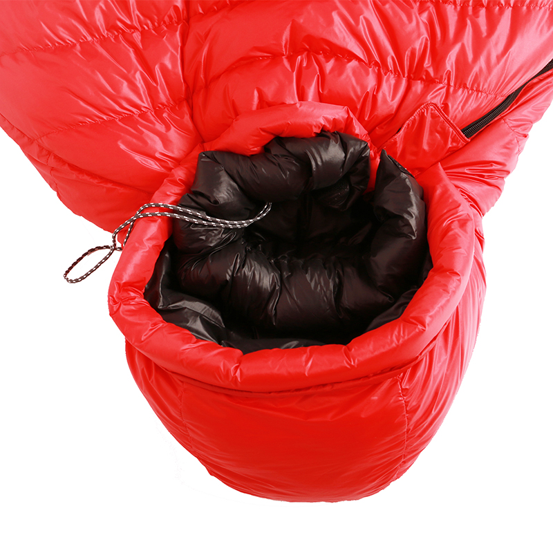 1500g light downproof adult duck down mummy sleeping bag