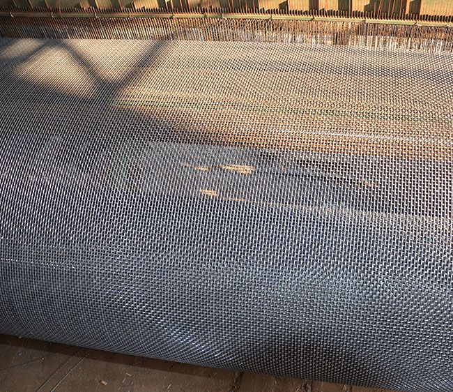 Black Wire  Crimped Wire Mesh