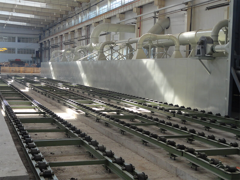 Casting railway system