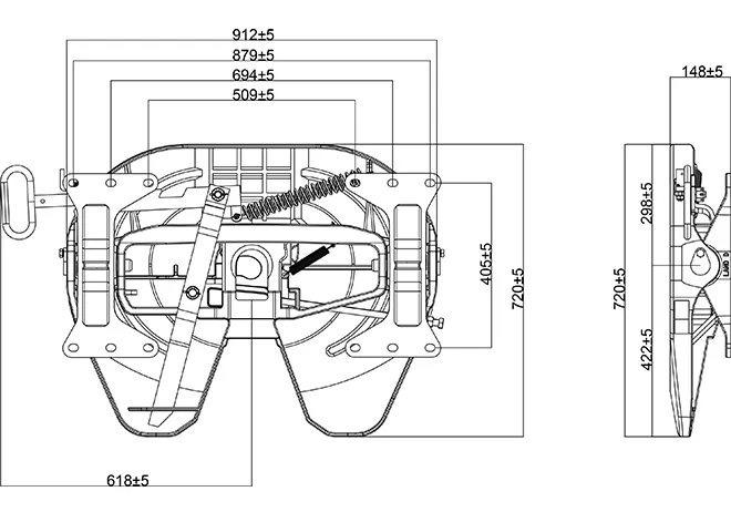 fifth wheel slider plate products