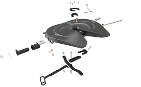 Fifth wheel J-3800 for Semi Trailer parts Truck Hitch