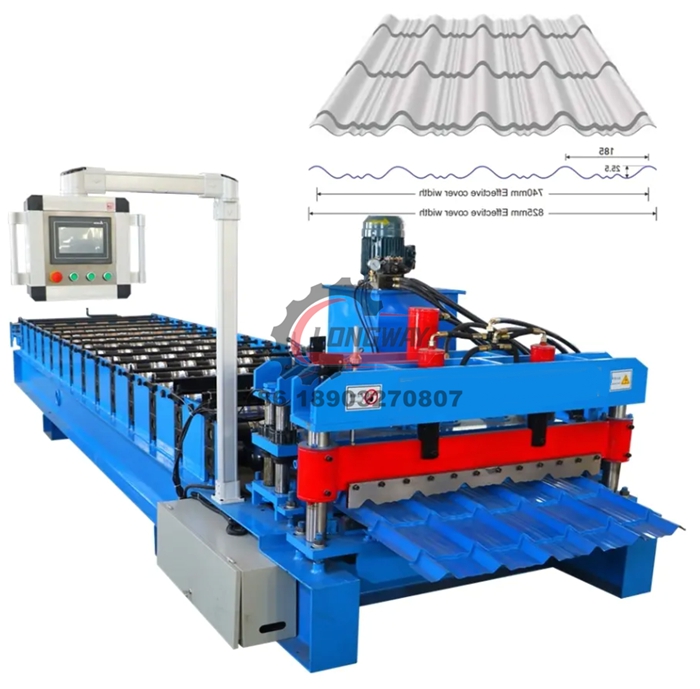 Q Tile Metal Roofing Step Tile Forming Machine