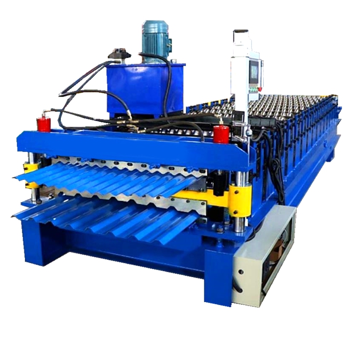 R101 Aluzinc Calamina Double Layer Roofing Machine