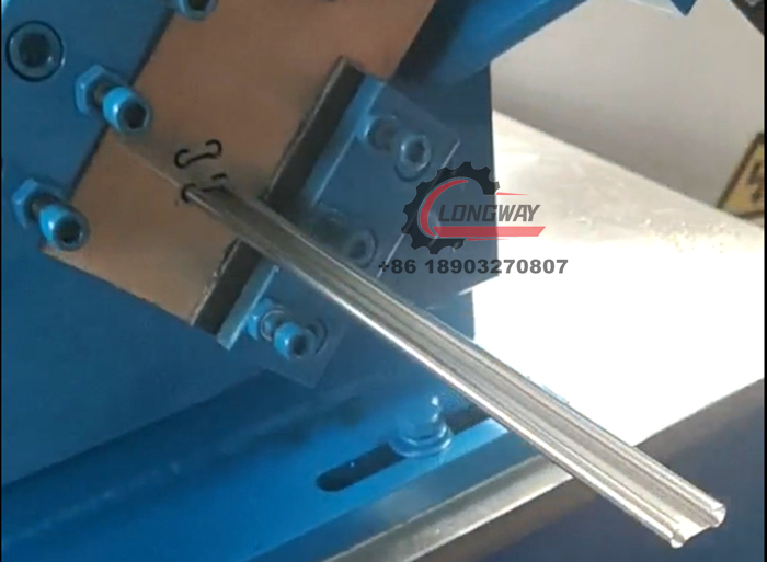 Stainless curtain rail cold roll former