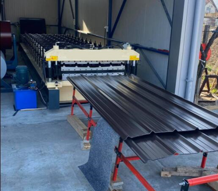 How does sheet-metal forming differ from rolling-roll forming machine