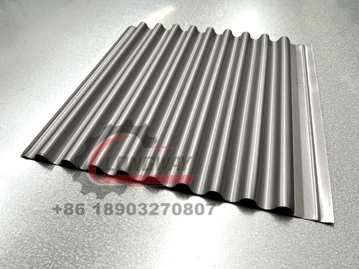 Plancha Micro Acanalada Corrugated Sheet Forming: Precision