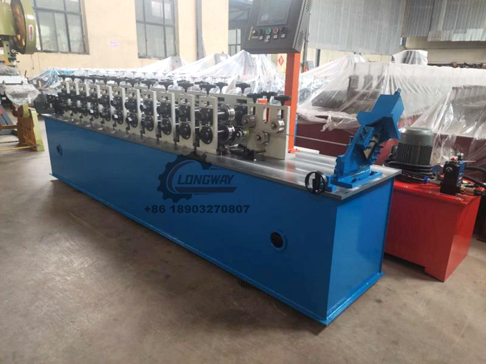 Precision Stainless Curtain Rail Cold Roll Former - High Efficiency