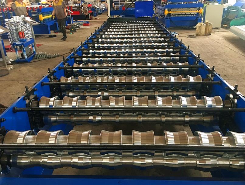 Chile PV8 Roof Panel Forming Machine - Precision PT825 Panel Production