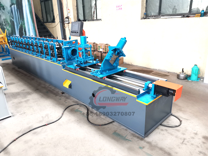 c shape steel profile purlin roll forming machine