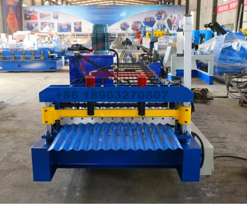 988 Corrugated roofing sheet forming machine