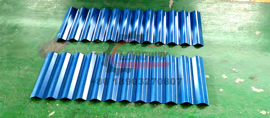 988 Corrugated roofing sheet forming machine