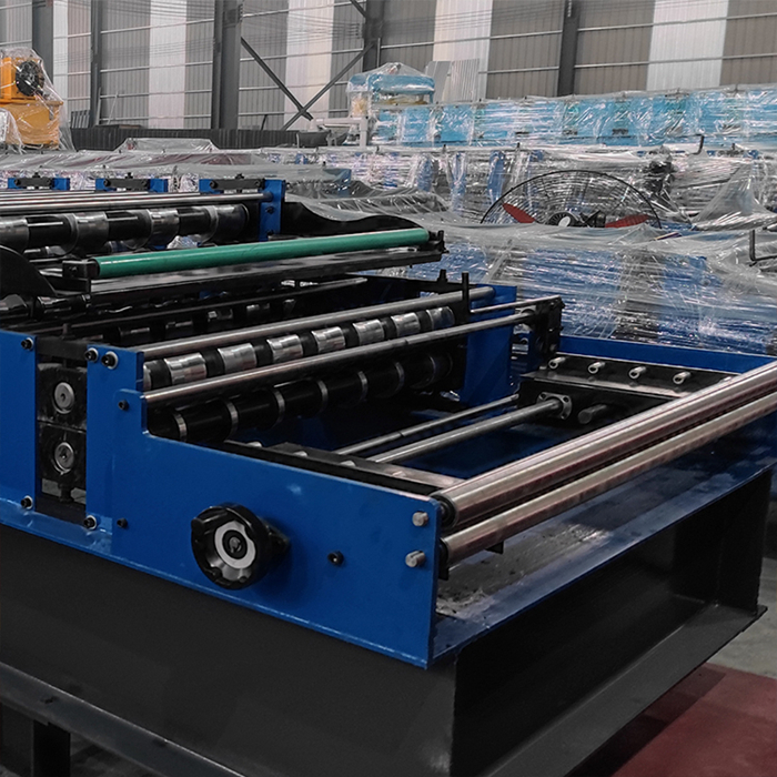 Aluzinc Tr4 Tr5 Double Deck Roof Forming Machine