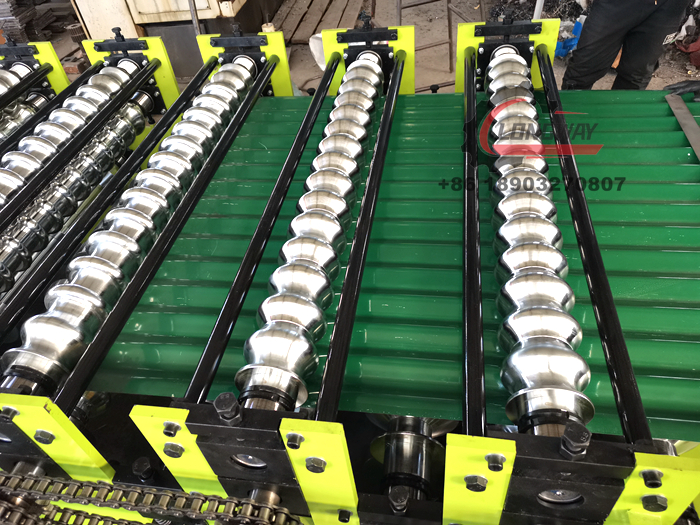 Aluzinc PV4 y Calamina roofing sheet making machine