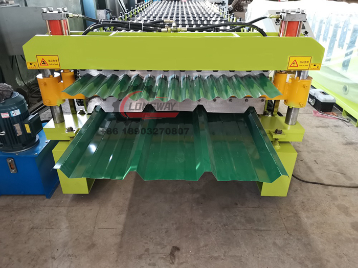 Aluzinc PV4 y Calamina roofing sheet making machine