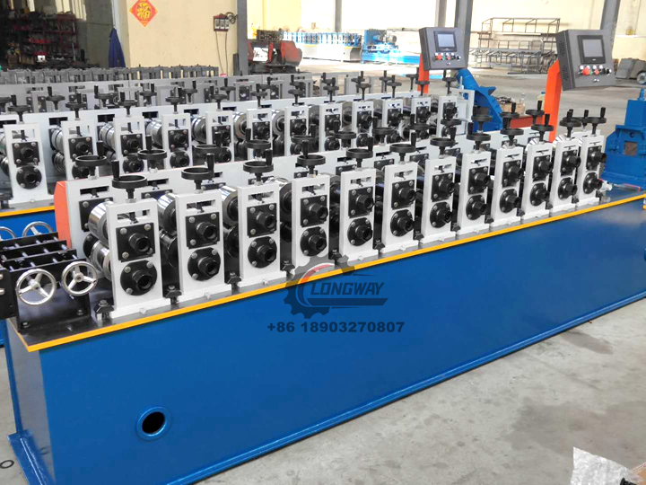 portable metal stud machine