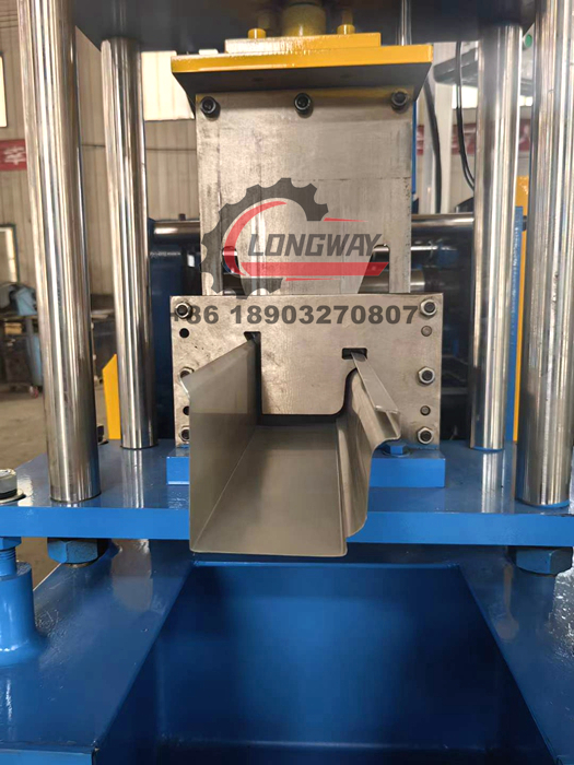 Aluminum 5 inch K gutter forming machine