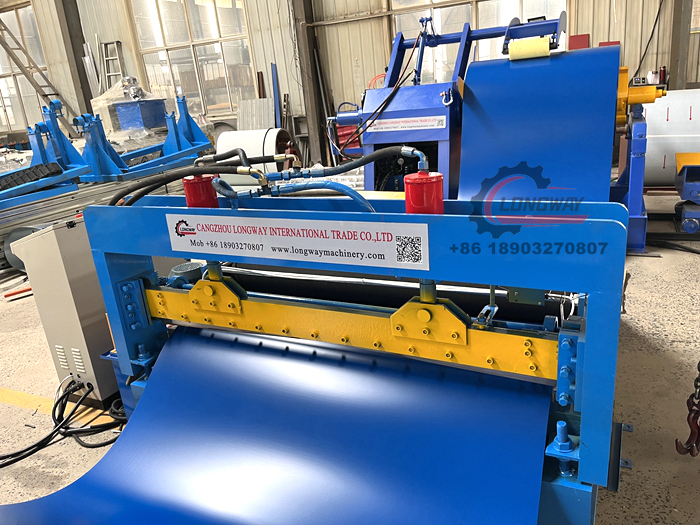 1mm Simple steel coil cut to length machine