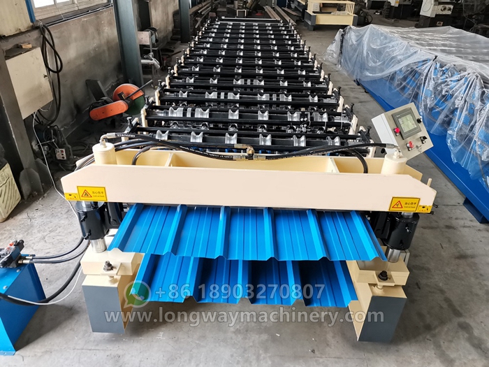 double layer roofing machine