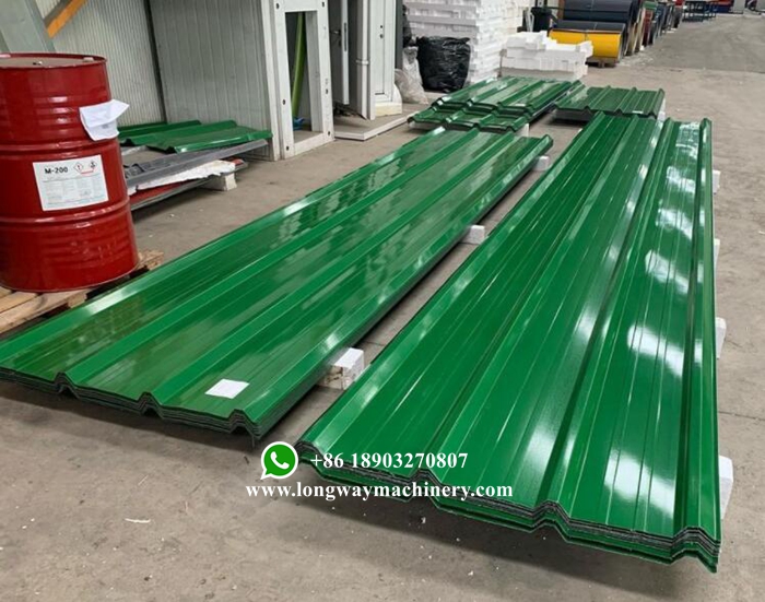 cheap glazed roof tile roll forming machine