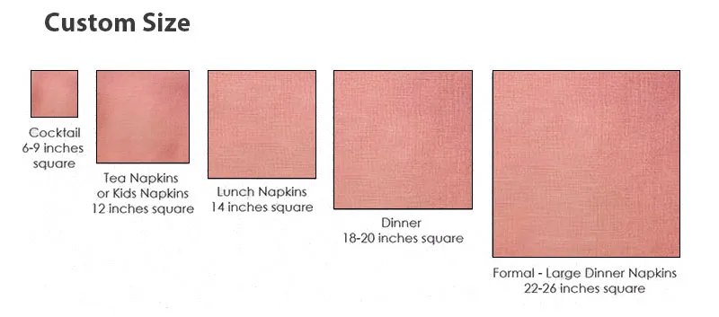 Elegant Customized Napkins with Monogram Designs for Special Occasions and Events