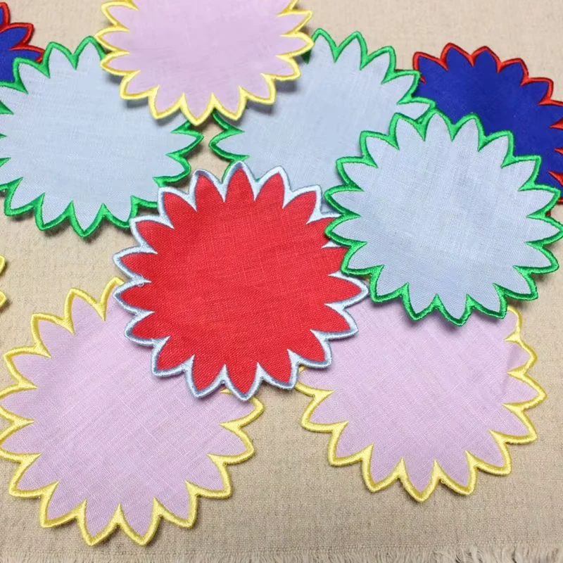 Custom Cotton Dinner Wedding Napkins Cloth Wholesale Modern Solid Color Parties Restaurant Cocktail Elegant Table Hand Towels