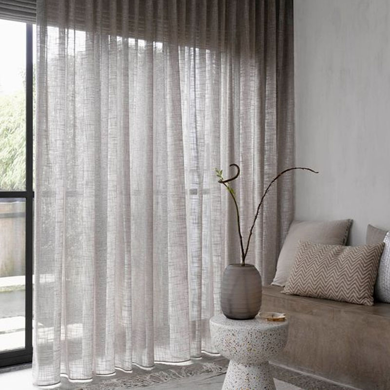 100% French linen curtain custom window curtains