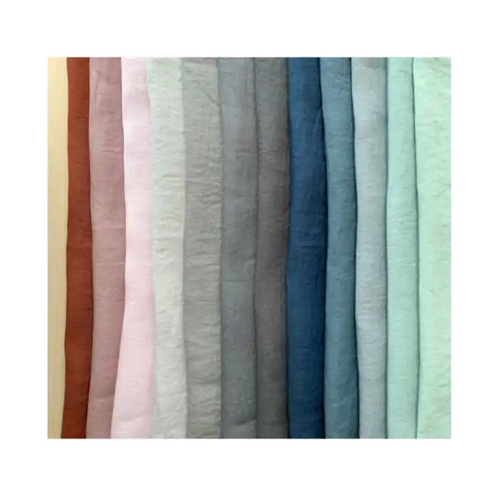 100% Pure Flax Linen Fabric Extra Wide for Bedding Curtain