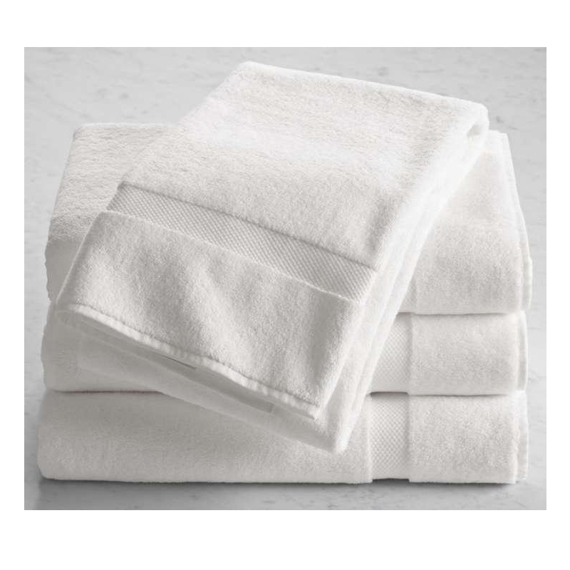 5 star hotel towels white custom logo bathroom linen 100% cotton face hand bath hotel towel set