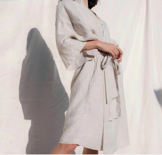 Elegance of Linen: Dressing Gowns for Luxurious Comfort