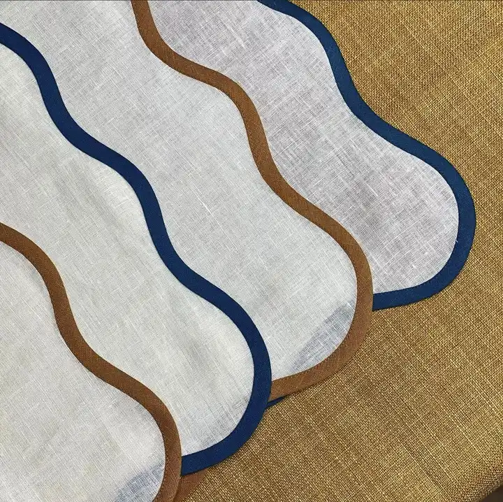 Indian Block Print Napkins – 100% Linen, OEM/ODM, Wholesale