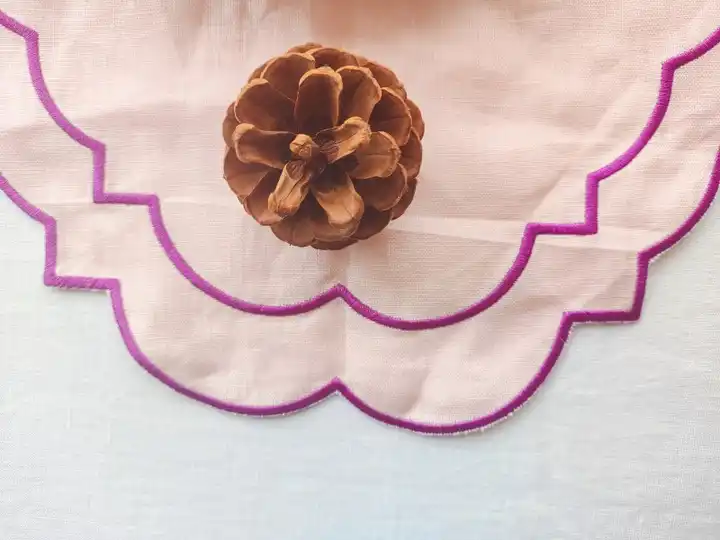 Handcrafted Indian Block Print Linen Napkins