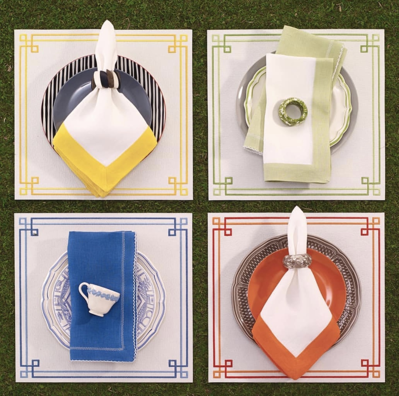 tan neutral wedding napkins product