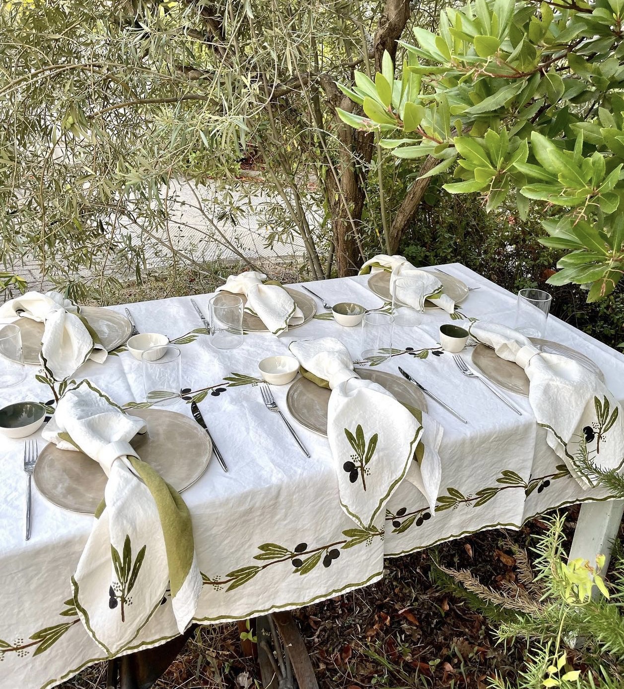 Indian Block Print Linen Napkins - Handcrafted & Wholesale