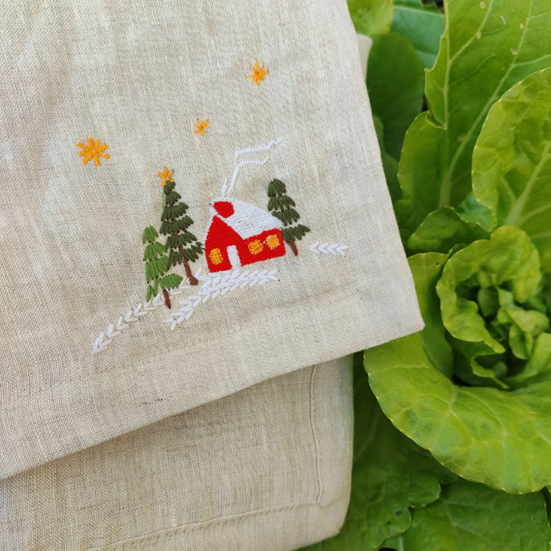 Premium Christmas Napkins: Cloth, Linen & Embroidery Styles