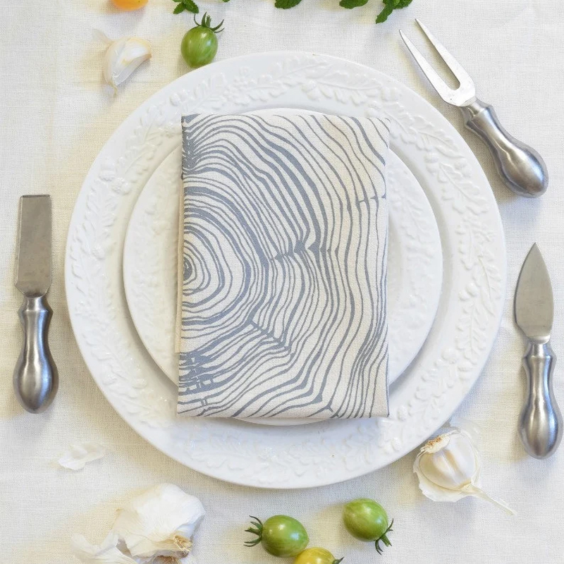 custom linen napkin with logo supplier