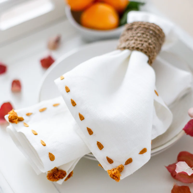 Custom Printed Cloth Napkins: Elegant & Reusable Table Decor