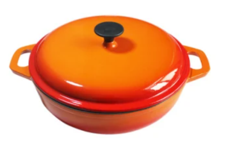 Casserole Cast Iron Cookware in a Modern Art Installation