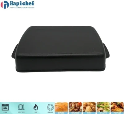 Pre-Seasoned Cast Iron Cookware Baking Pot Roasting Pan