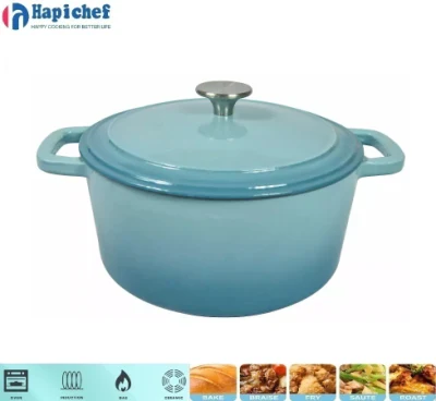 china blue cast iron pot exporter