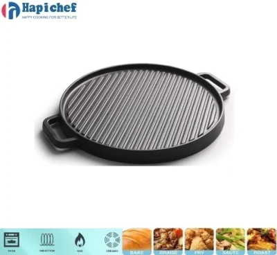 Large Cast Iron Griddle - Durable & Versatile Cooking Essential