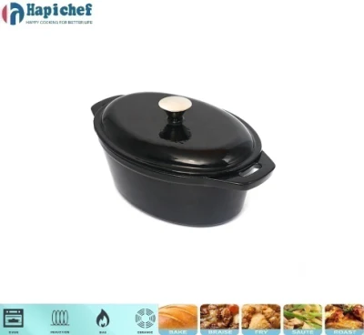 OEM cast iron casserole pots with lids for international export and distribution