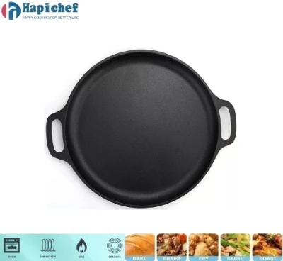 oem porcelain coated cast iron skillet