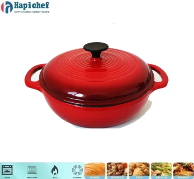 Hot Selling Cookware Cooking Pot Enamel Casserole Cast Iron Dutch Oven