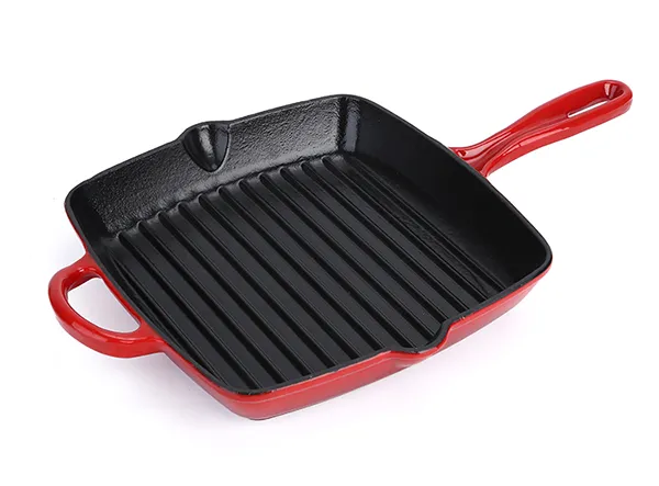 Experience Culinary Excellence with Black and Decker Cast Iron Grill Pans