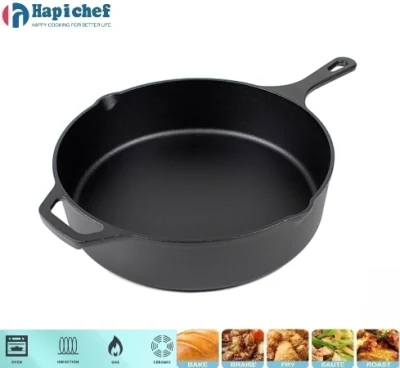 OEM Exporter of Cast Iron Pans for Frying and Cooking Applications