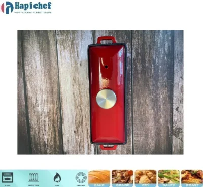 Non-Stick Enamel Cookware Cast Iron Loaf Bread Bake Pan