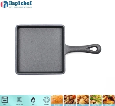 Cast Iron Cookware Kitchenware Cooking Pot Small Fry Pan Skillet