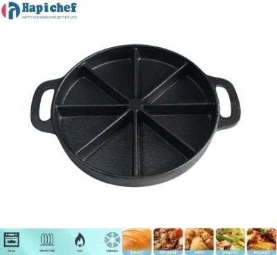 Cast Iron Wedge Cornbread Skillet | Crispy, Pre-Seasoned